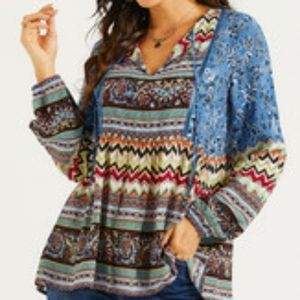 🔆🦋 Bohemian top